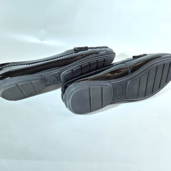 NIB Coach Odette Black Patent Leather Loafers Size 9.5 - Picture 5 of 5